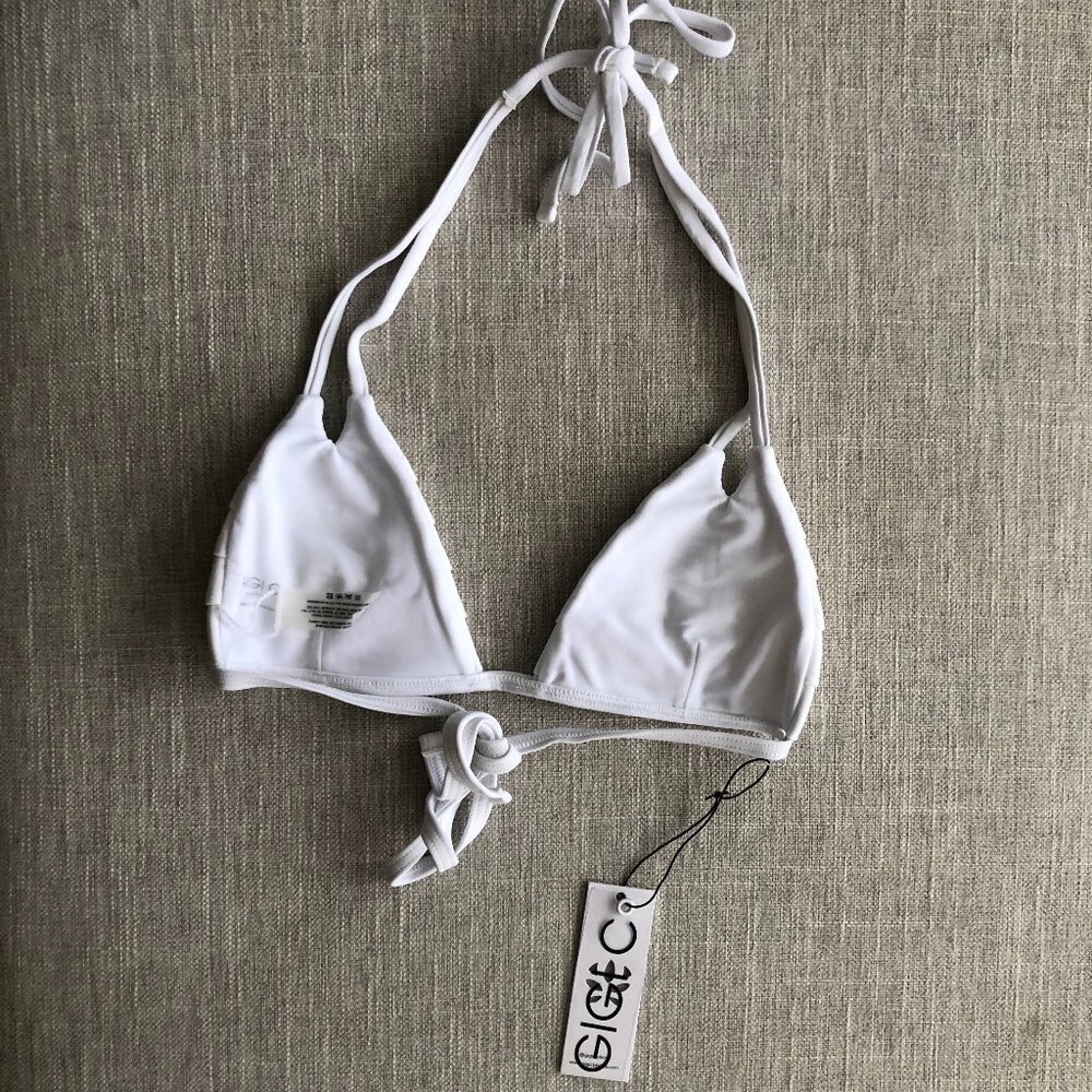 Gigi C Bikinis Gabriella Triangle Top (size L) NWT - Picture 5 of 5